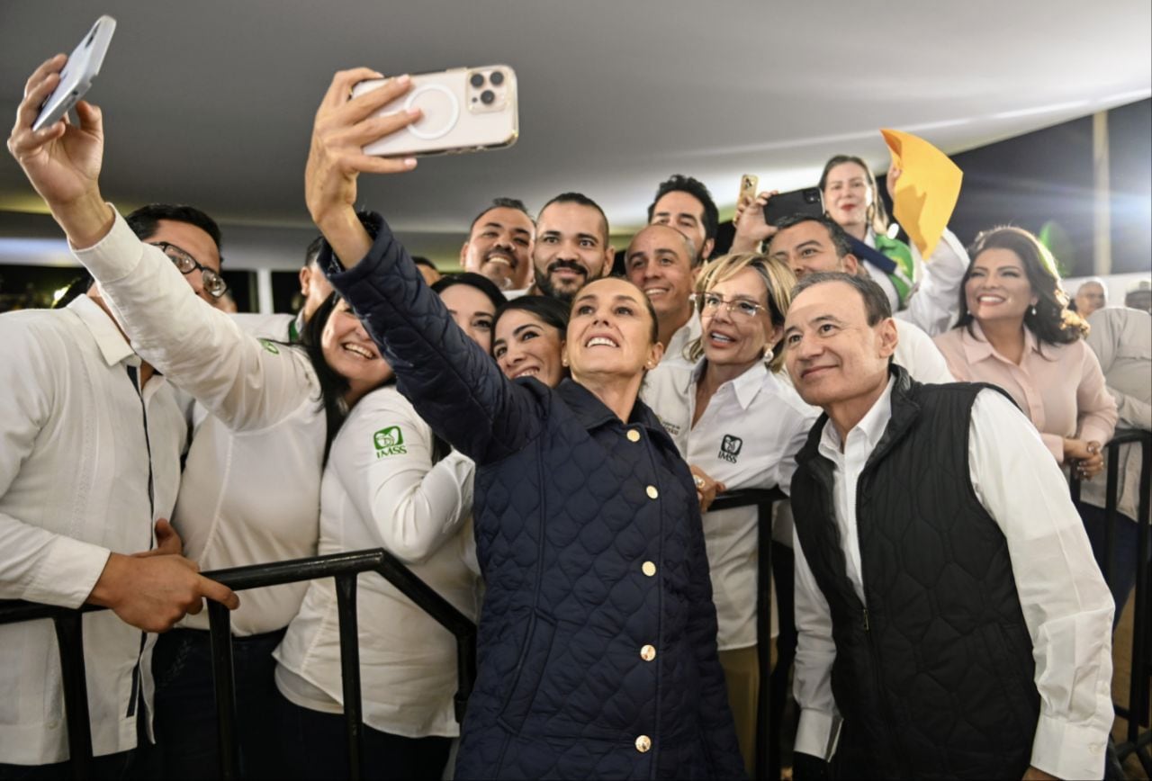 Alfonso Durazo Montaño y Claudia Sheinbaum Pardo en la construcción del nuevo Hospital General de Zona