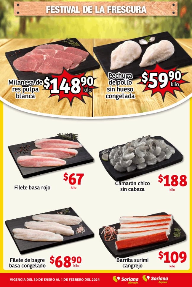 Ofertas de carnes en Soriana Mercado