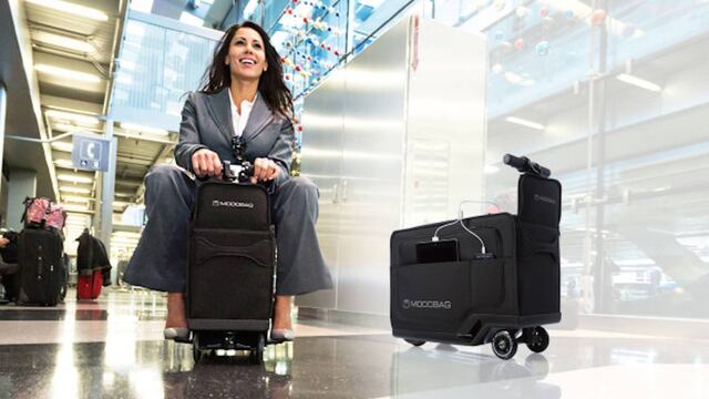 'Modobag', la maleta que se convierte en vehiculo de transporte.