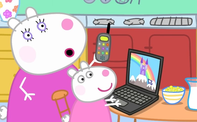 Peppa Pig y su proyecto escolar