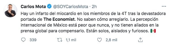 Tuit de Carlos Mota