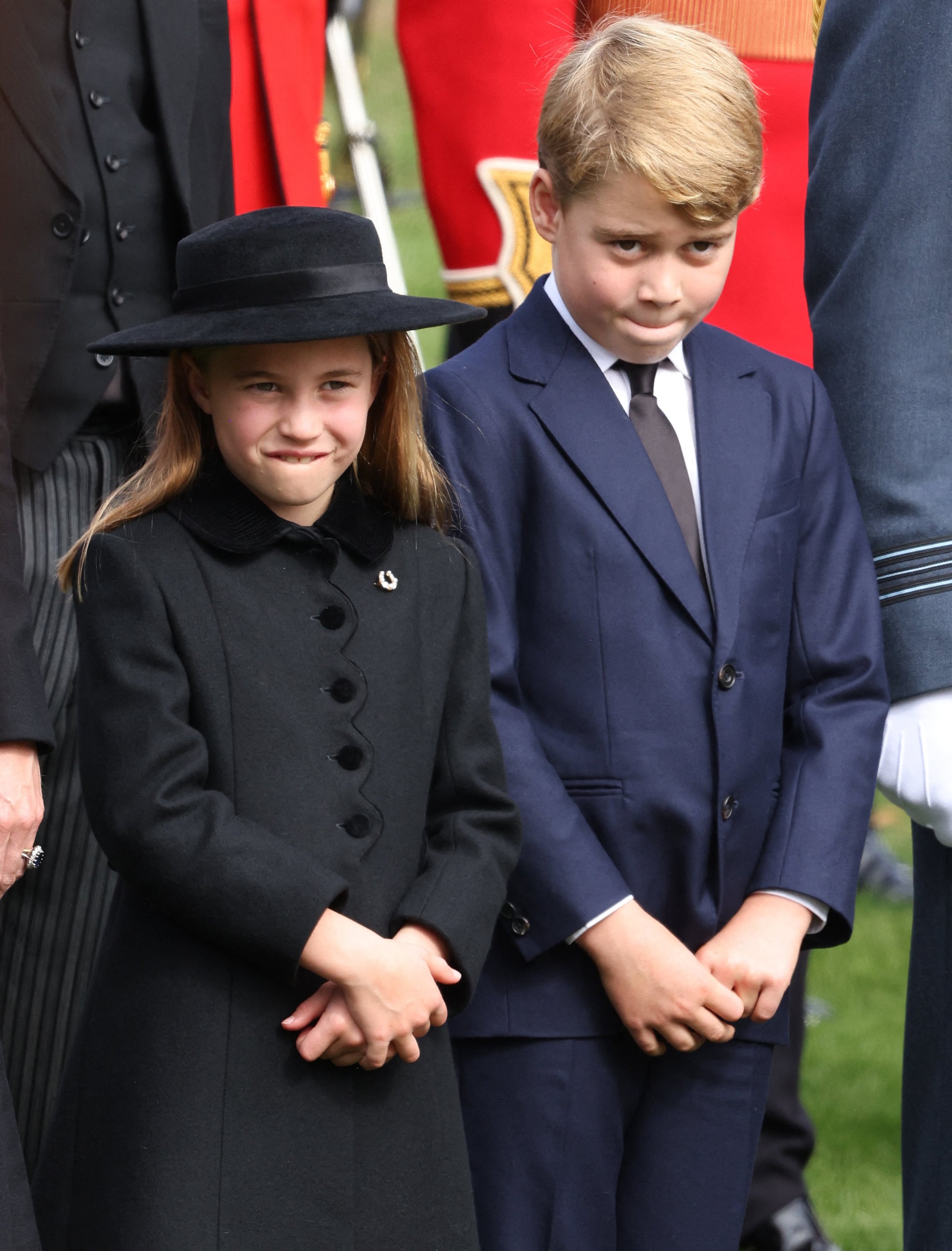 Príncipe George y princesa Charlotte, funeral reina Isabel II