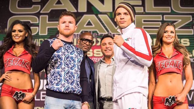 Canelo y Chávez Jr pelearán mañana en Las Vegas