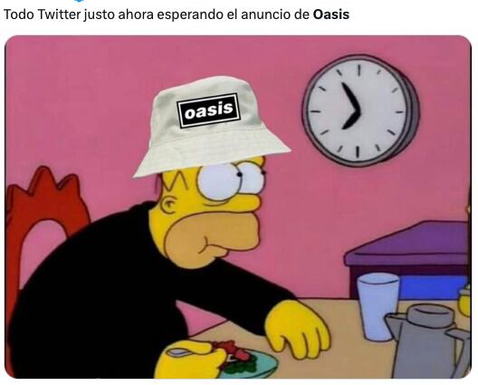 Memes de la reunión de Oasis 2024
