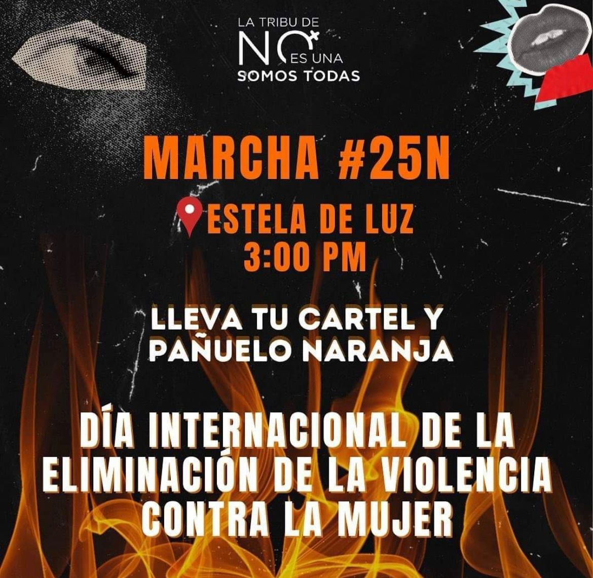 Marcha en CDMX desde la Estela de Luz