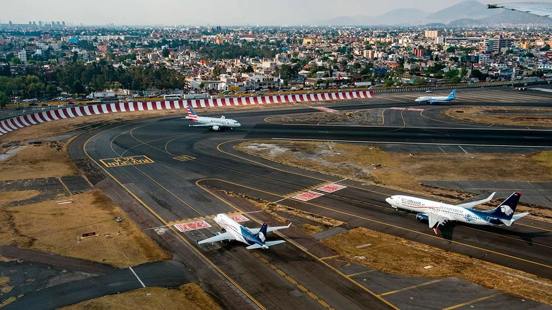 Pista 05L/23R del AICM ya había cerrado 4 días por mantenimiento