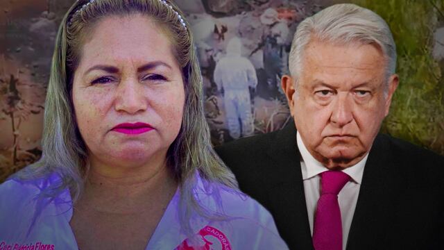AMLO acusa a Ceci Flores de traficar con el dolor de familiares de desaparecidos