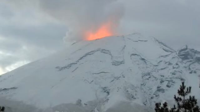Volcán Popocatépetl el 19 de febrero