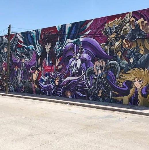 Mural Saint Seiya