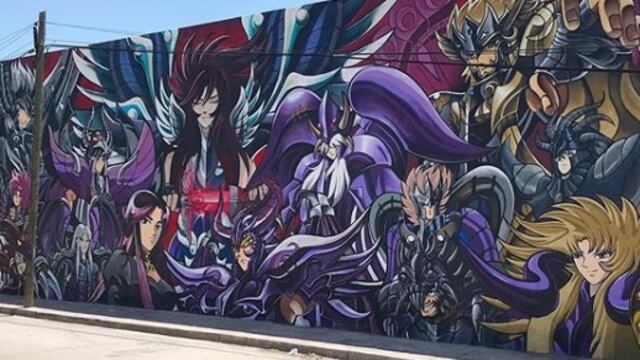 Mural Saint Seiya
