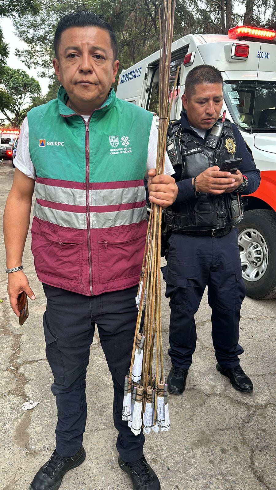 Explosión en panteón de Azcapotzalco