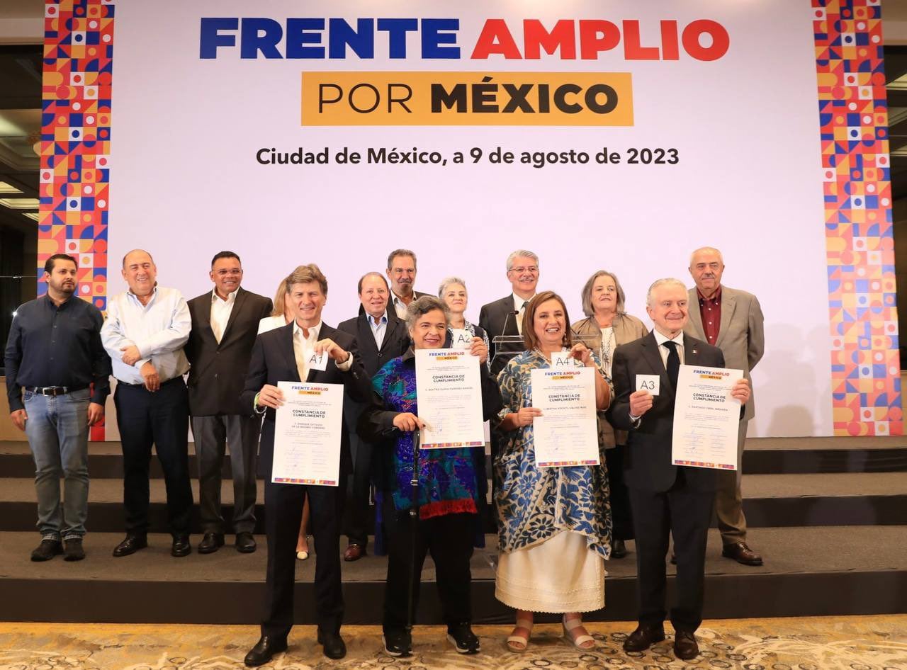 Ellos son los 4 aspirantes que pasan a la siguiente etapa en el proceso del Frente Amplio por México
