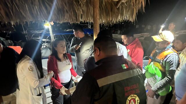 Rescatan a pescadores que zarparon de Chiquilá