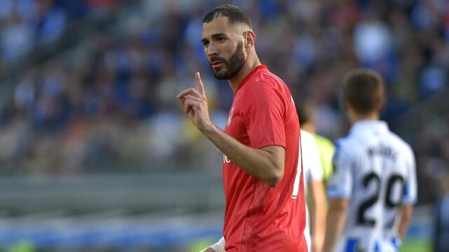 Benzema se fue en blanco.