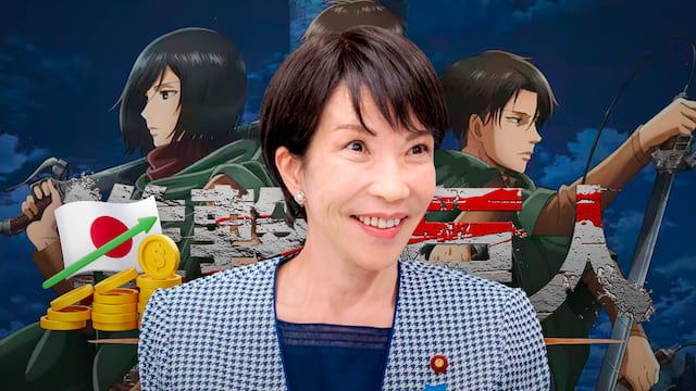 Sanae Takaichi, primera ministra de Japón, cita a Shingeki no Kyojin