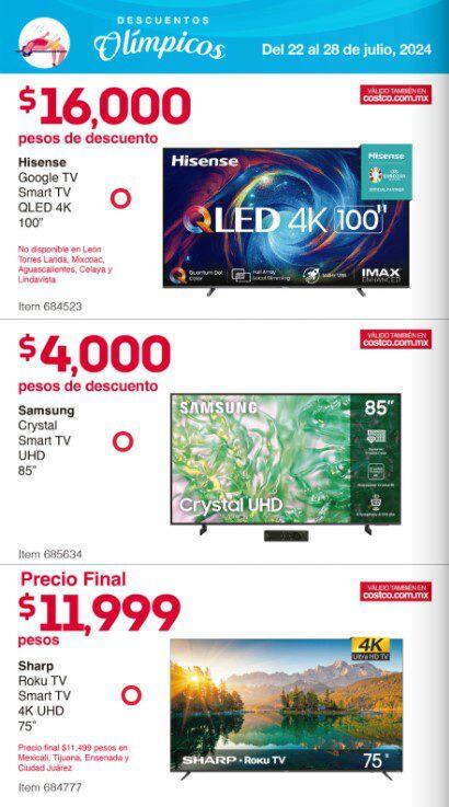 Ofertas Costco hoy a 28 de julio 2024
