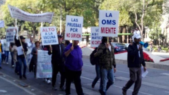 Manifestación en CDMX