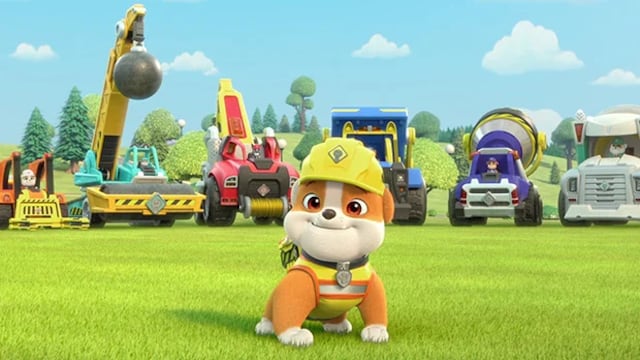 Stickers de Rubble: 6 estampas para descargar que protagoniza el perrito constructor de Paw Patr