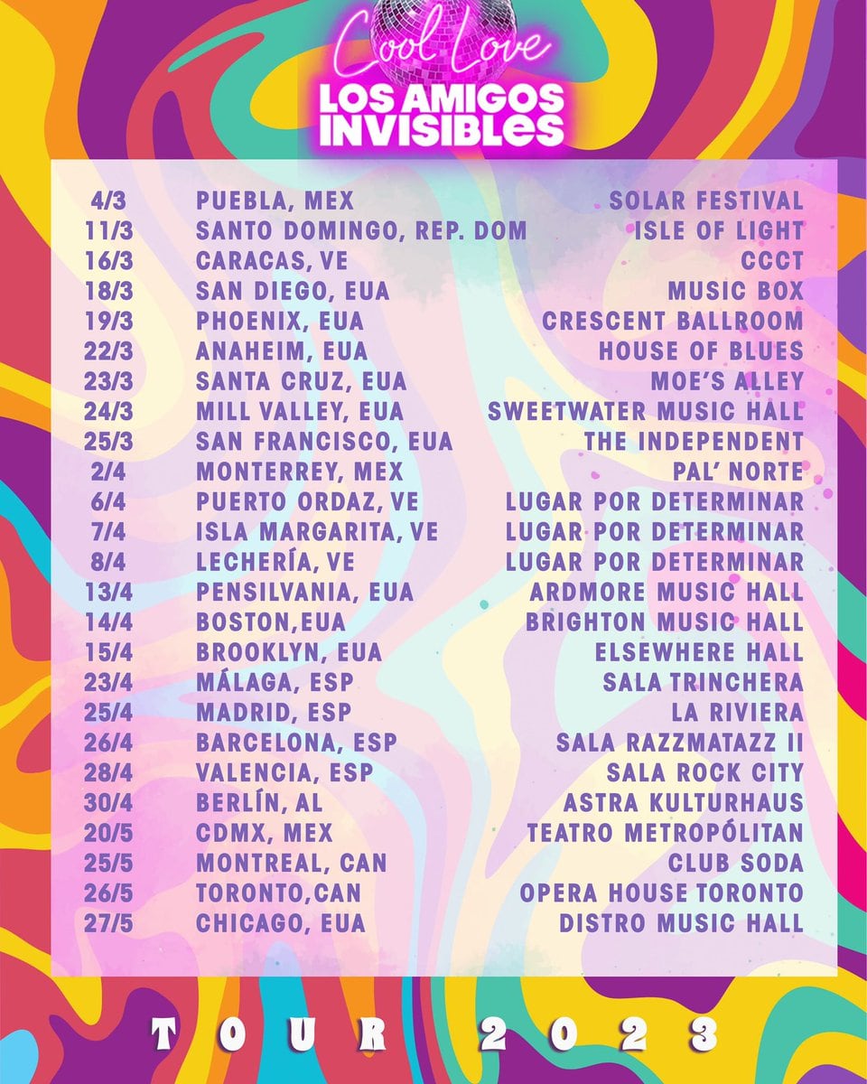Tour de Los Amigos Invisibles
