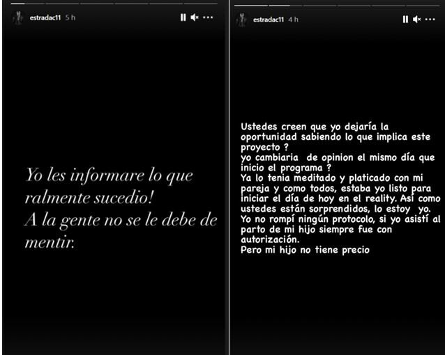 Publicación de Christian Estrada en Instagram
