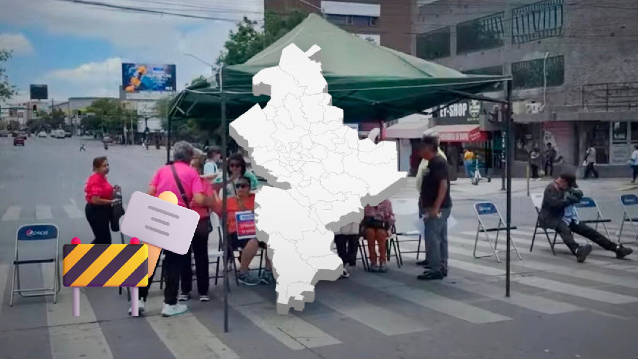 Sección 50 del SNTE bloquea el Centro de Monterrey