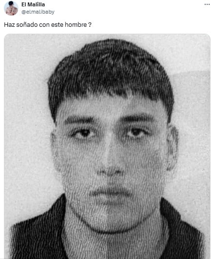 El Malilla revive meme "¿Has soñado con este hombre?".
