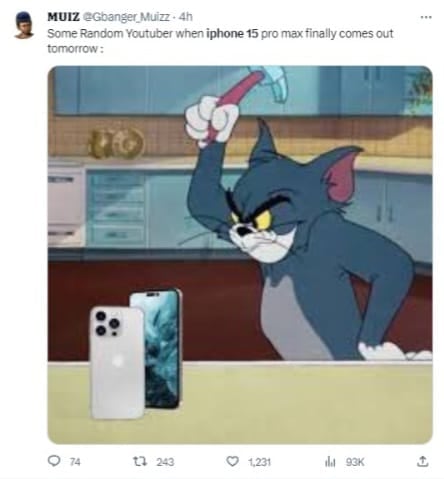 Memes por el lanzamiento del iPhone 15