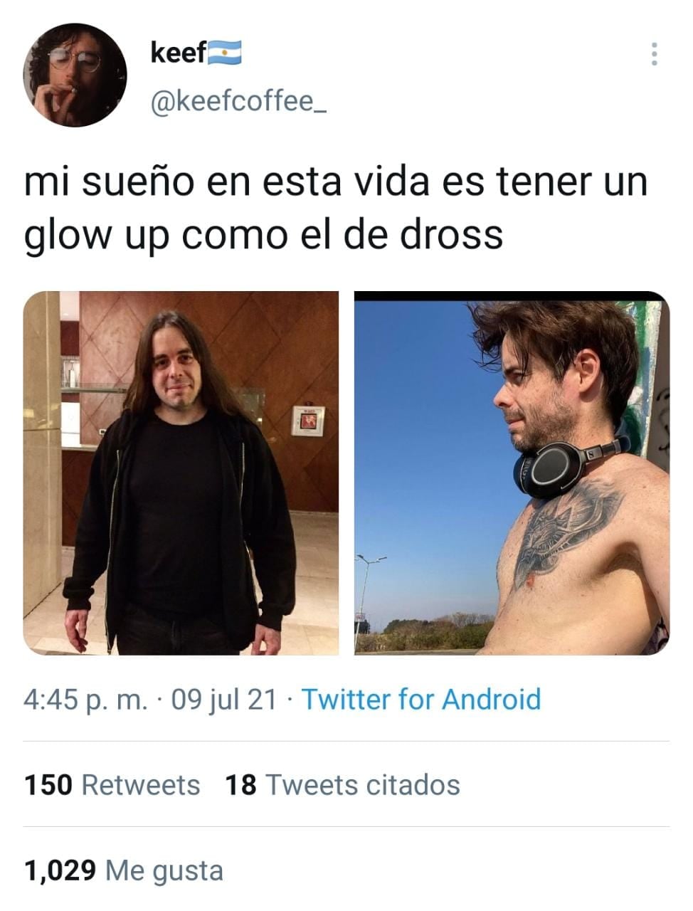 Publicación de Twitter