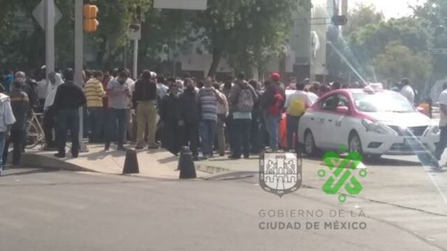 Manifestación en Reforma