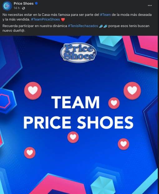 Price Shoes se burla de Agustín Fernández