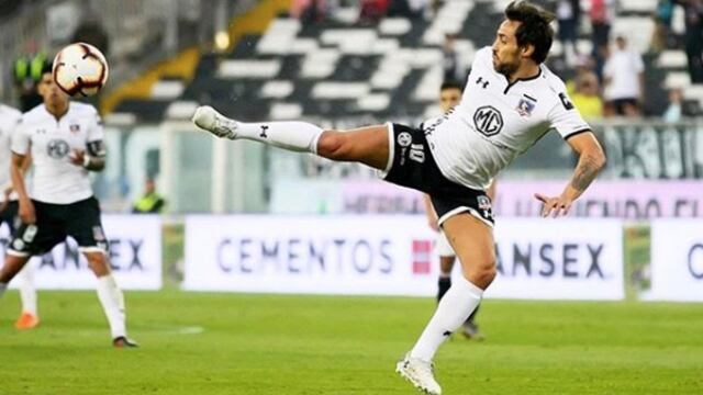 Validiva en un partido con Colo Colo