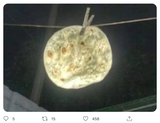 Fotos con mala calidad del Eclipse Lunar 2022