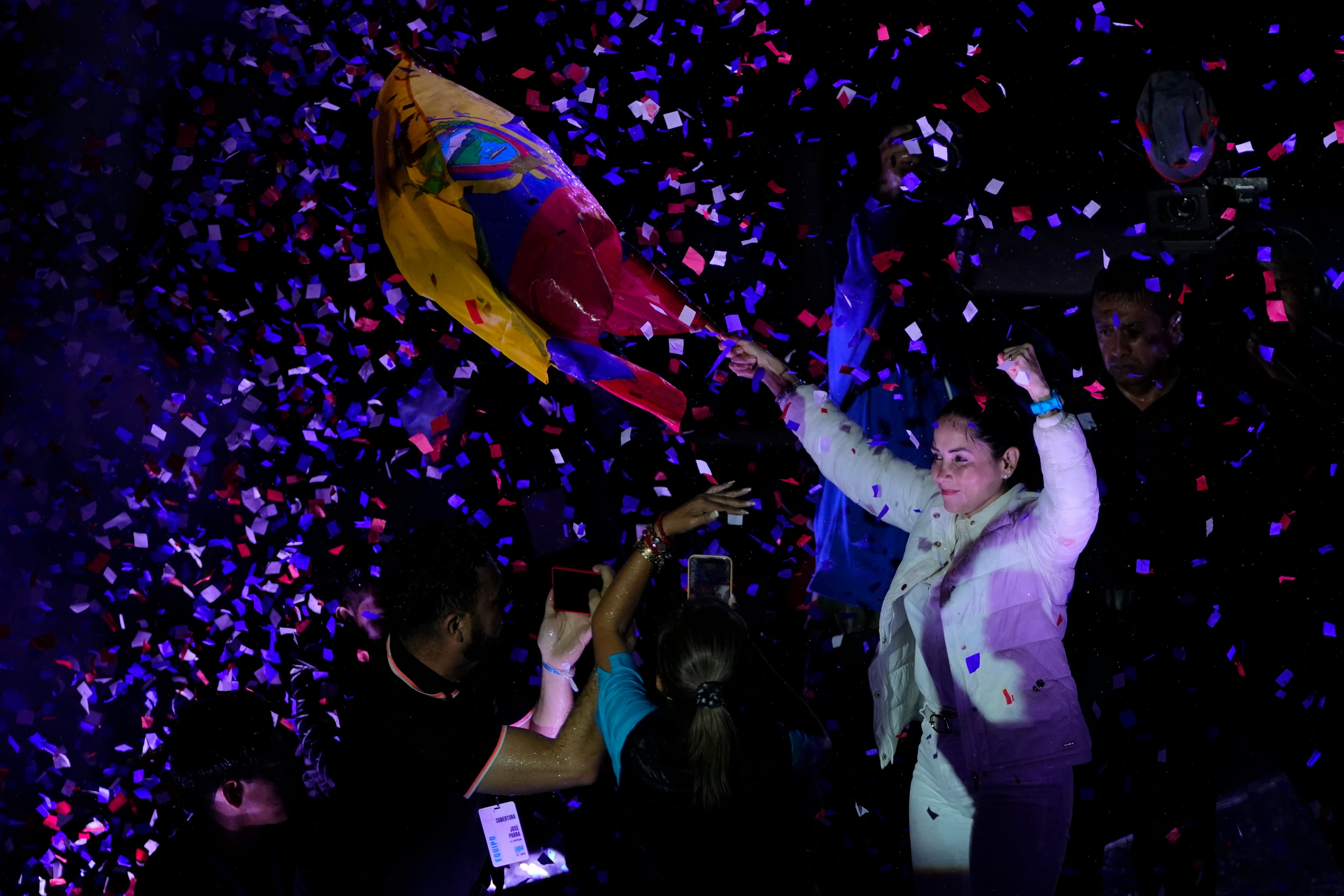 Luisa González, candidata presidencial Ecuador