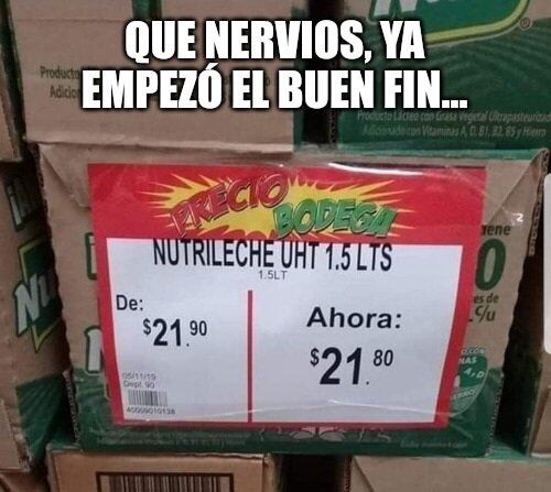 Los mejores memes de El Buen Fin 2023