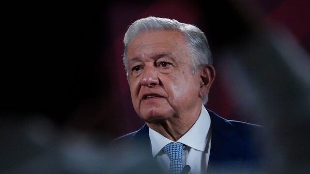 Andrés Manuel López Obrador durante la conferencia matutina desde Palacio Nacional dónde se presentó el caso de corrupción en Segalmex