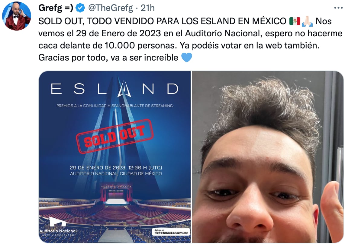 Los Premios Esland 2023 ya tienen todos sus boletos vendidos en menos de 24 horas