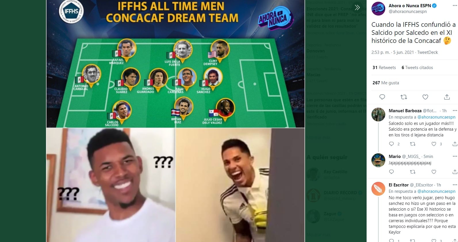 Meme de Carlos Salcedo