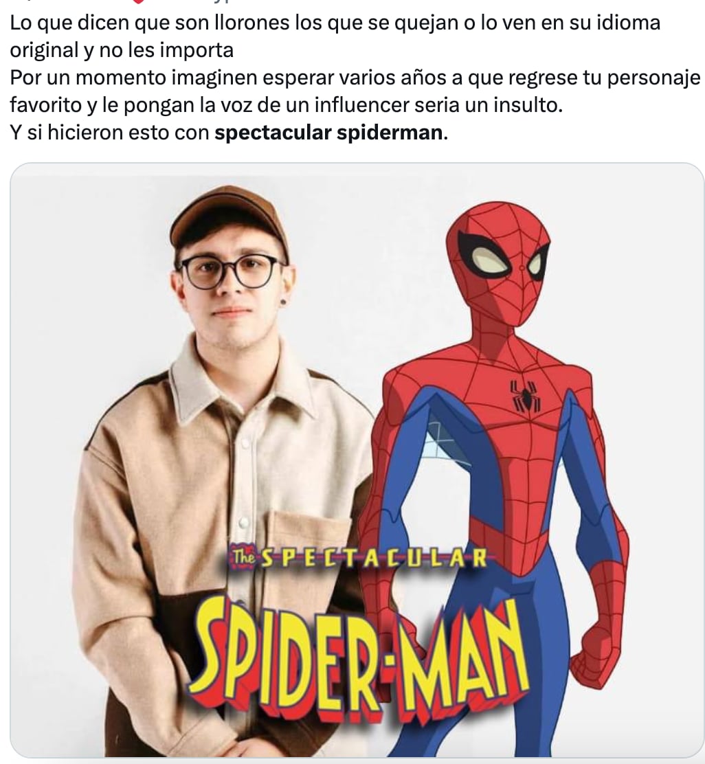 Memes se burlan de JuanSGuarnizo tras filtrarse su doblaje en Spider-Man: Across the Spider-Verse