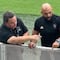 Captan a guardaespaldas de Messi revisando cada detalle del estadio de Rayados “por seguridad”