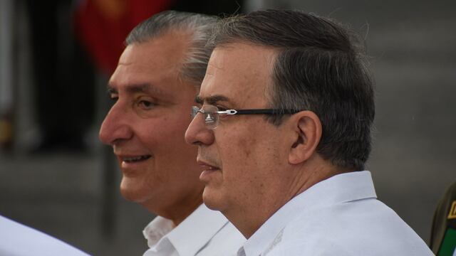 Adán Augusto López y Marcelo Ebrard. Incendio en Ciudad Juárez