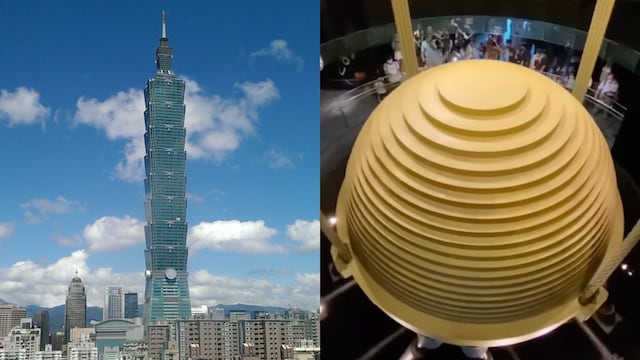 Amortiguador de viento, Observatorio Taipei 101