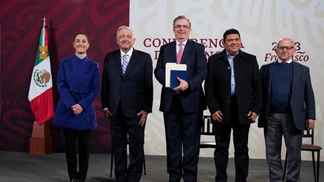 Claudia Sheinbaum, AMLO, Marcelo Ebrard
