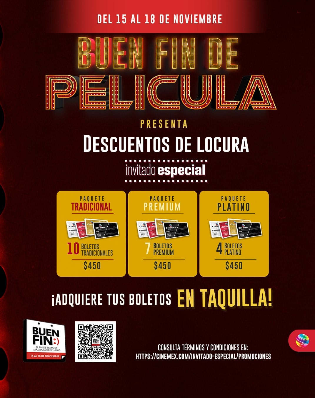 El Buen Fin 2024 en Cinemex