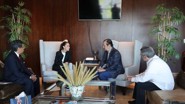 Claudia Sheinbaum se reúne con el canciller de Panamá