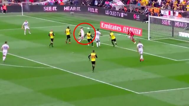 Raúl marcó un golazo en Wembley