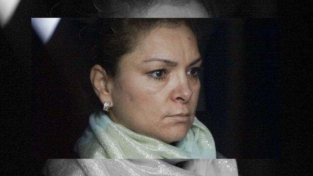 María de los Ángeles Pineda. En la cárcel.