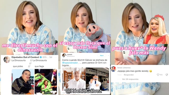 Xóchitl Gálvez reacciona a sus memes