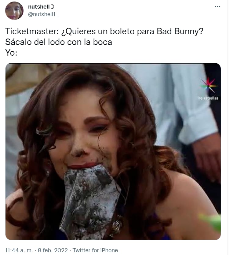 Memes sobre la fila virtual del concierto de Bad Bunny en México