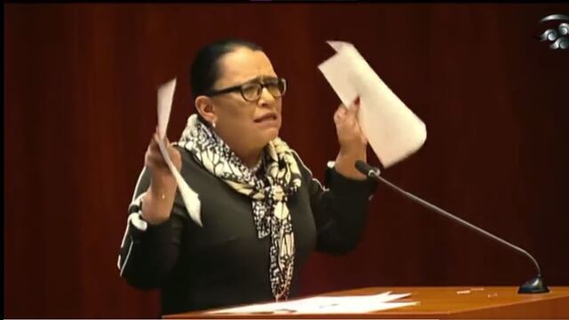 Rosa Icela Rodríguez echa de cabeza a senadora: descalifica a la Guardia Nacional pero pide protección para su familia
