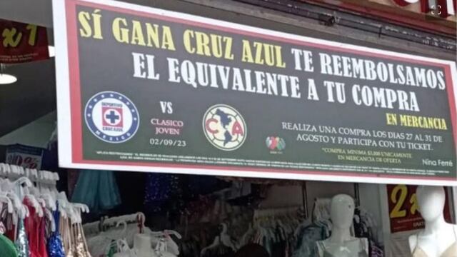 Lanzan oferta en caso de que Cruz Azul le gane al América